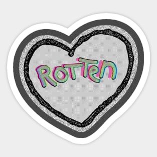 ROTTEN HEART Sticker